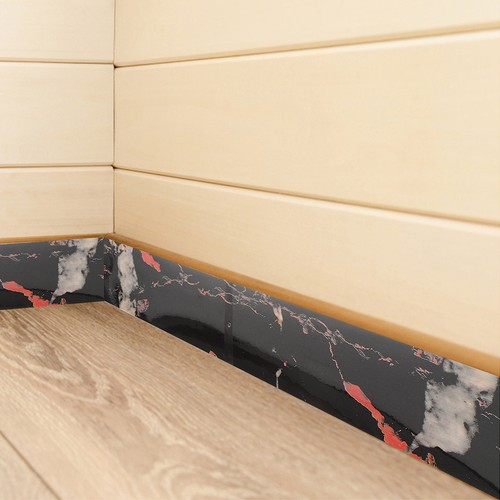 Reusable black pvc flexible - black,