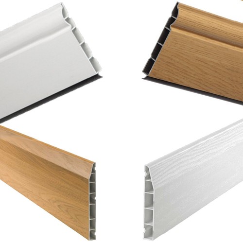 Plastic skirting board pvc - plastic,