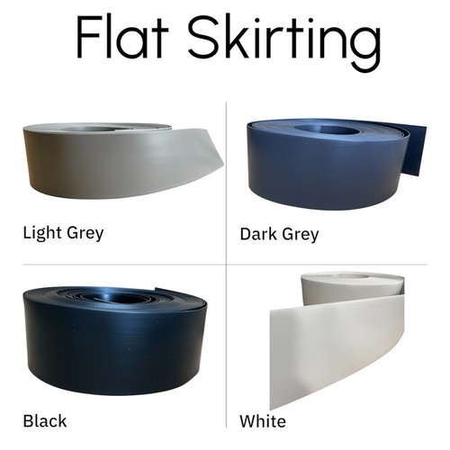 Flexible pvc flat - pvc, skirting