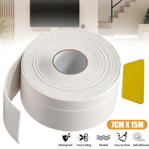 White flexible skirting board - flexible,