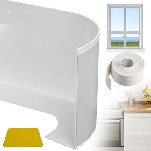 White pvc flexible skirting - white,