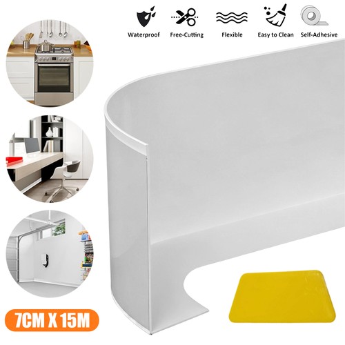 Plastic skirting board - plastic, white